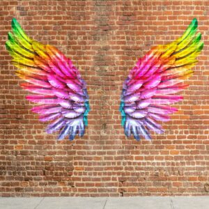 Rainbow Angel Hintergrund-min